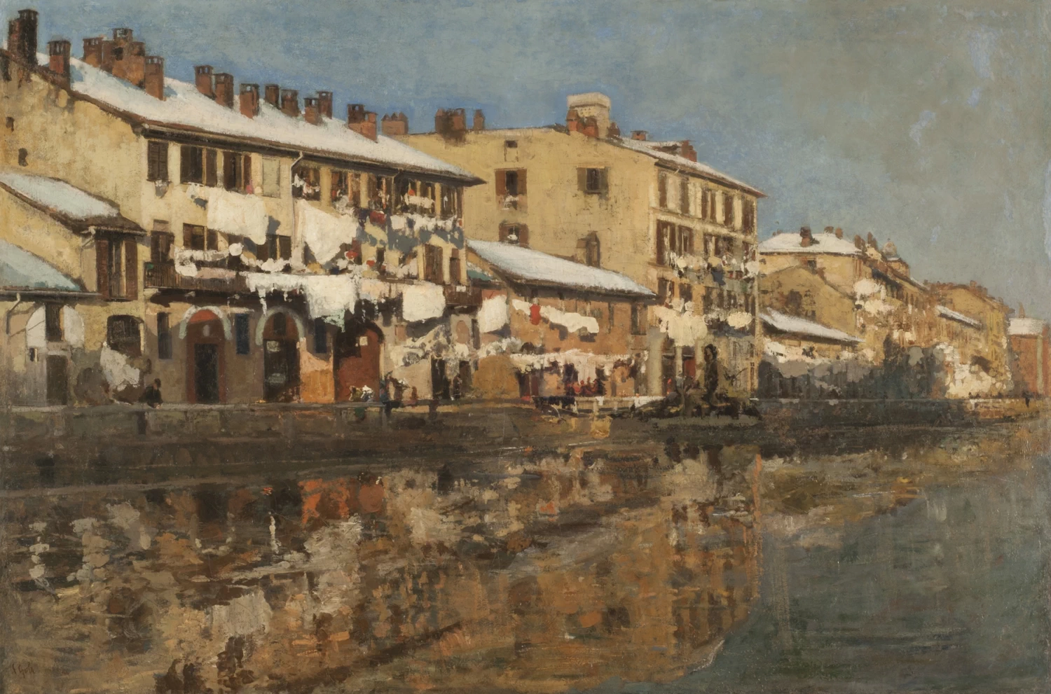 Il Naviglio, Milano - Museo Nacional de Bellas Artes, Buenos Aires, Argentina